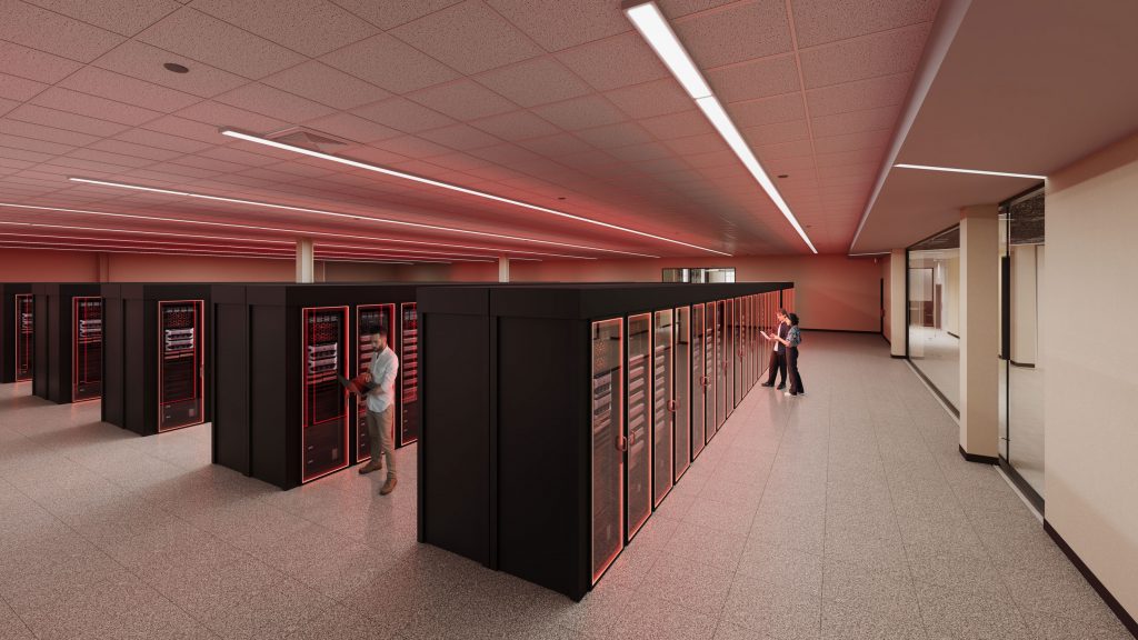 data hall in new HPC
